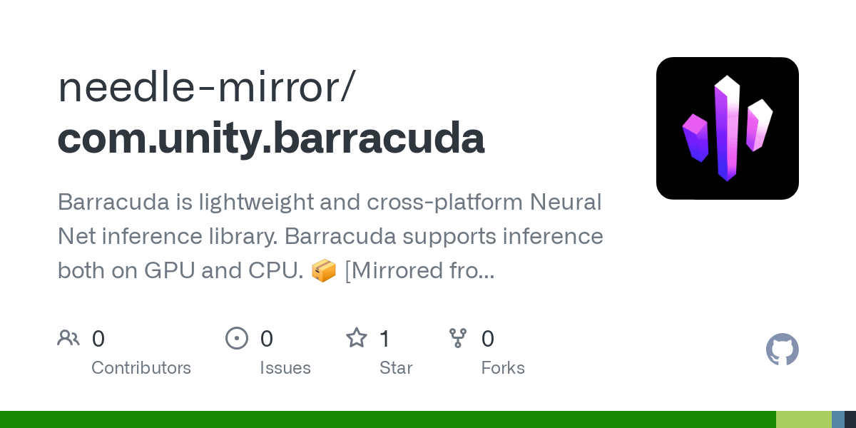 Barracuda：Unity官方AI推理引擎-3DCAT实时云渲染