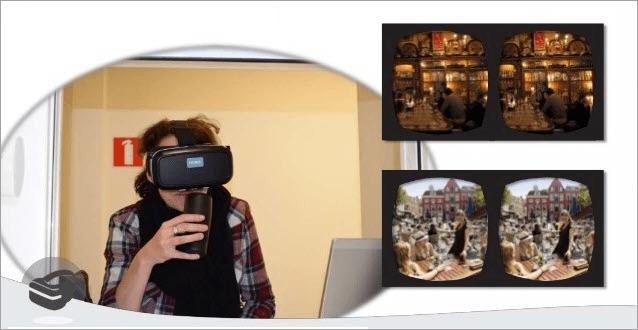 VR眼睛中实际看到的东西