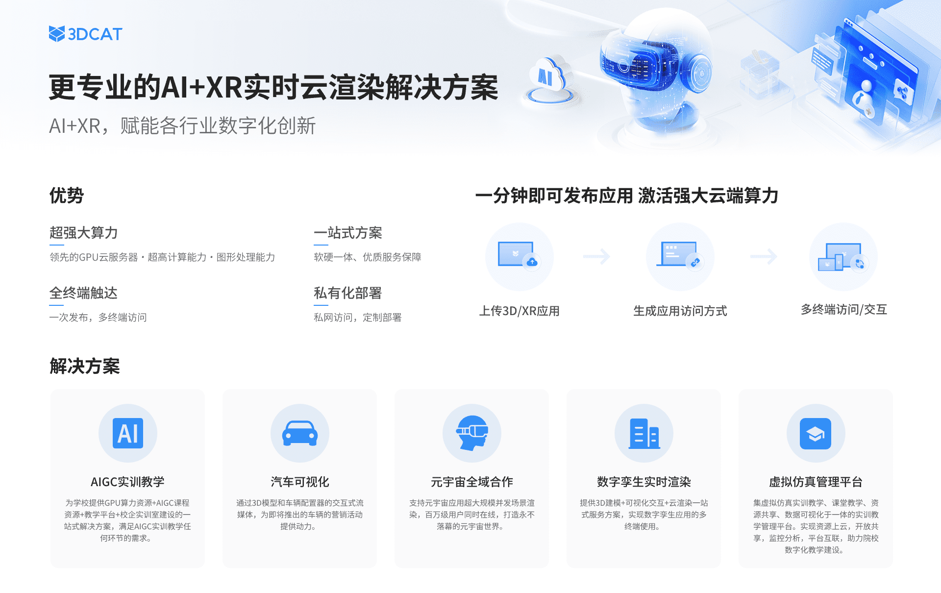 3DCAT实时云渲染解决方案