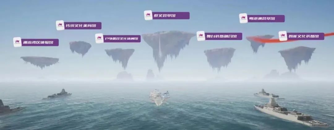 元宇宙文化航母与虚拟展示主题“岛屿”