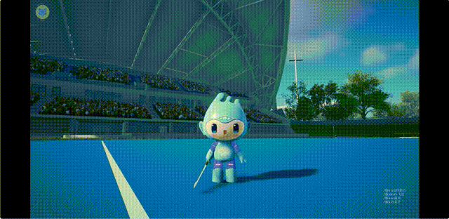 杭州亚运会曲棍球元宇宙空间-3DCAT实时云渲染