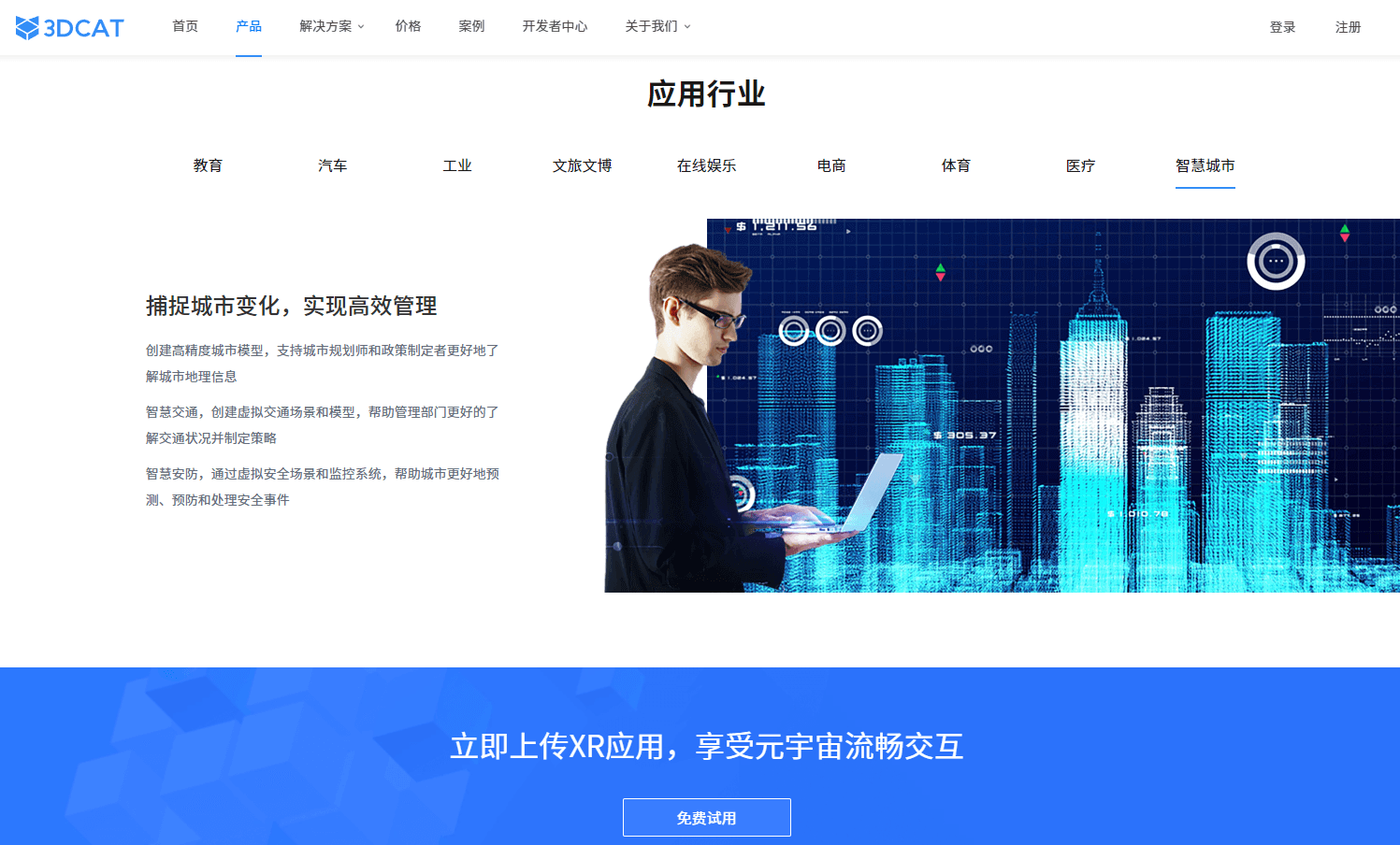 3DCAT CloudXR解决方案应用领域