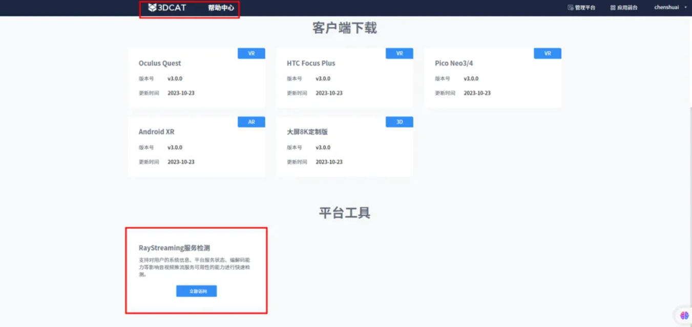 RayStreaming私有化服务检测