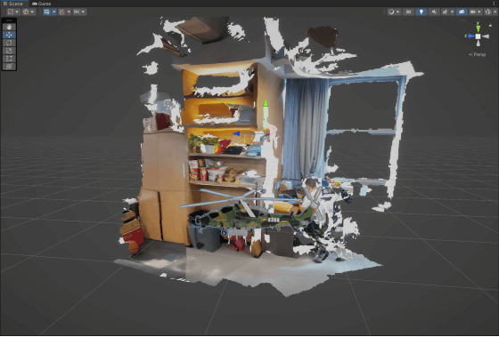 将扫描得到的区域模型导入Unity开始开发
